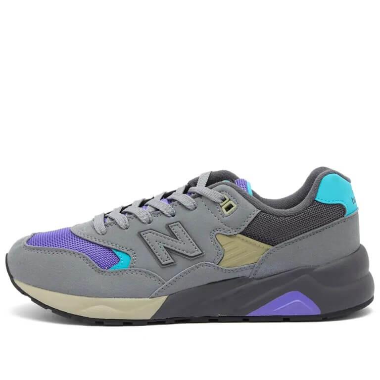 

Кроссовки женские New Balance GC580VA, серый/сиреневый/бирюзовый