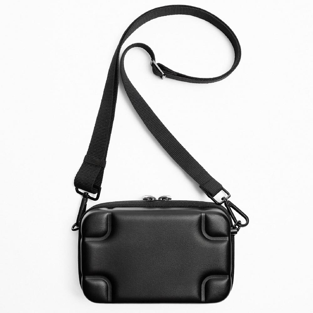 

Сумка Zara Rigid Minaudiere Crossbody, черный
