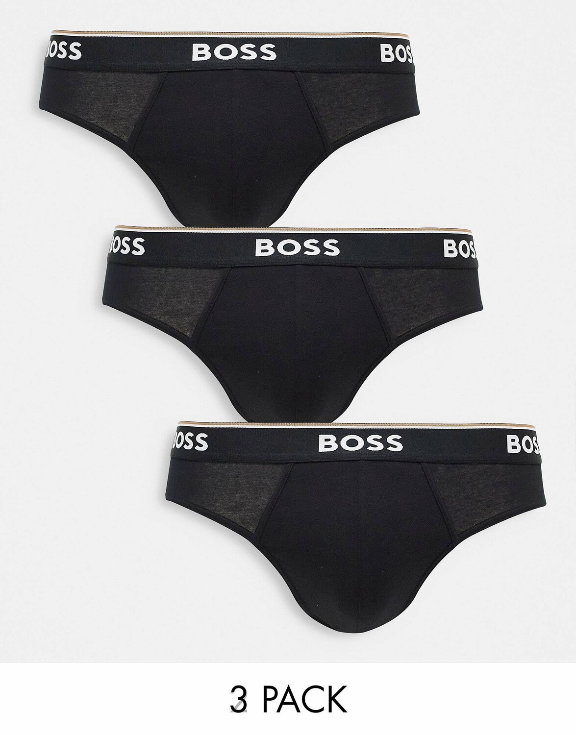 

Набор из 3 трусов черного цвета BOSS Bodywear