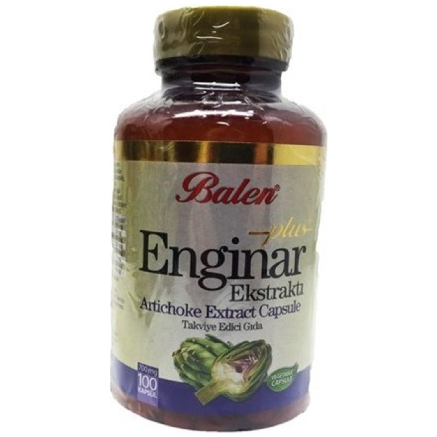 Экстракт артишока Balen Plus, 100 капсул, 700 мг, 3 штуки