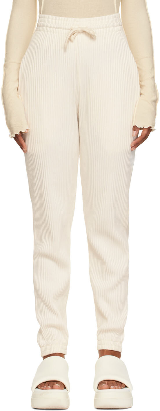 

Брюки Off-White из органического хлопка Baserange, Белый