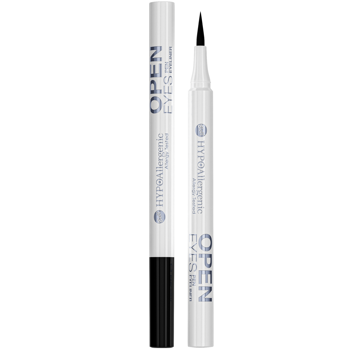 Гипоаллергенная подводка. Подводка опен. Ottie Slim-Fit drawing Pencil Eyeliner #01 Black карандаш-подводка для глаз [черный].