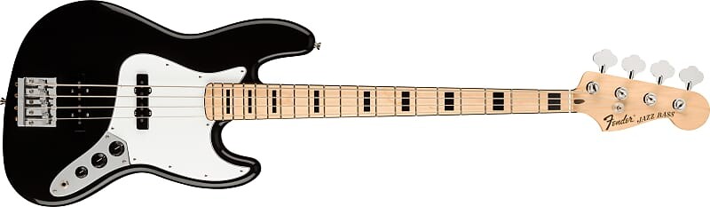 

Fender Geddy Lee Jazz Bass, кленовый гриф, черный