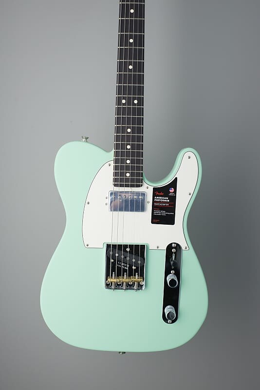 

Fender AMERICAN PERFORMER TELECASTER HUM Satin Surf Green