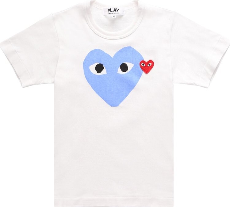 

Футболка Comme des Garçons PLAY Heart Tee 'Blue', синий