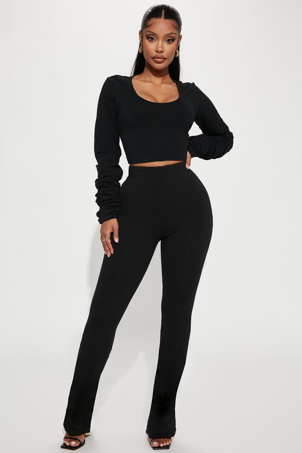 

Брюки Fashion Nova 871873SET, черный