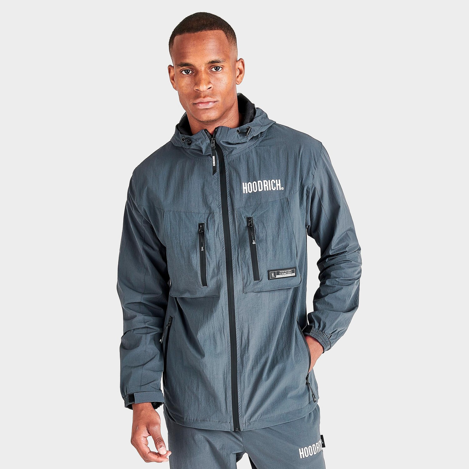 

Мужская куртка Hoodrich OG Curse Cargo Woven Windrunner, серый