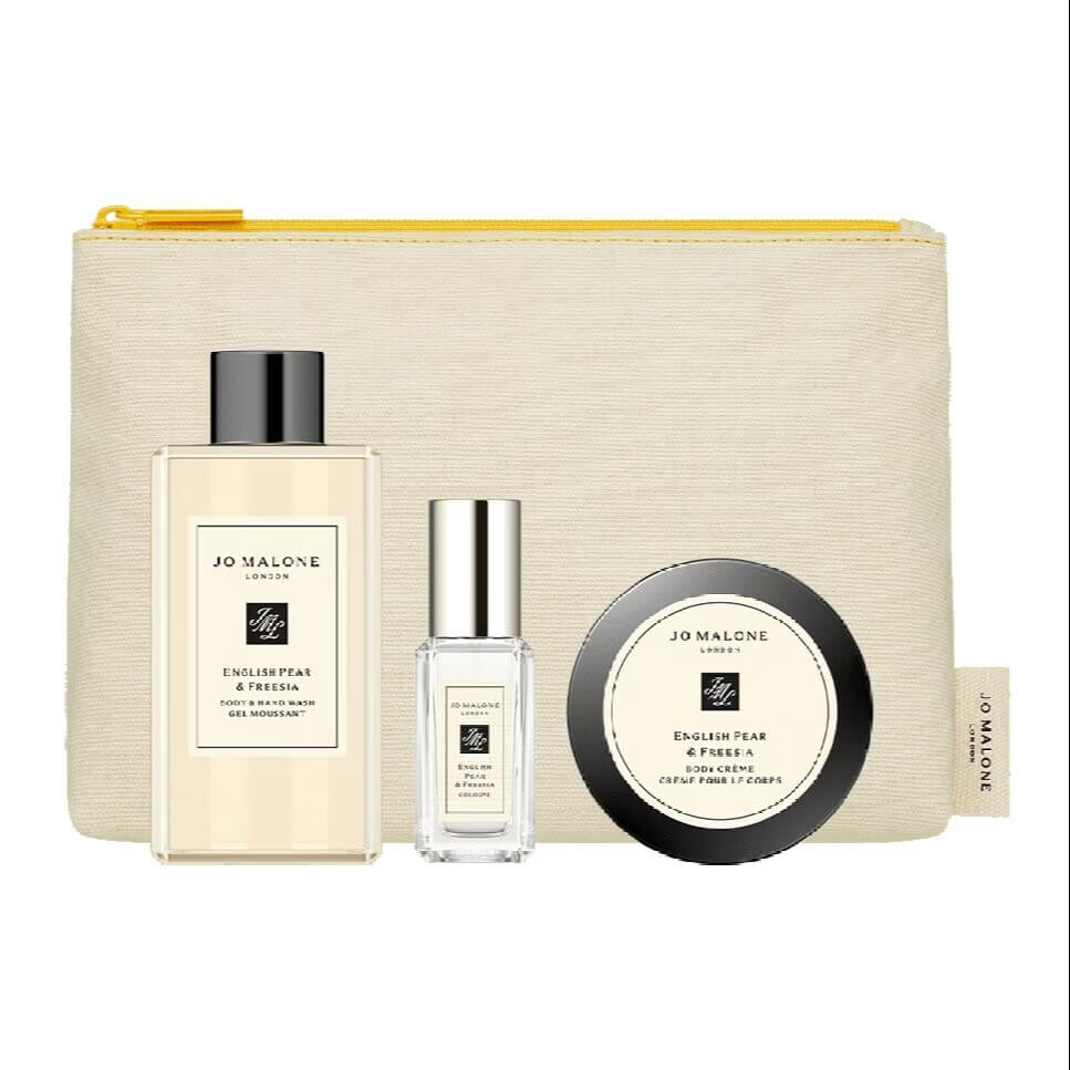 

Подарочный набор Jo Malone London Travel Collection Eau de Cologne English Pear & Freesia, 4 предмета