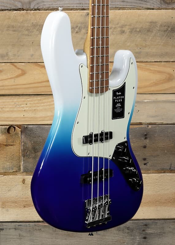 

Fender Player Plus Jazz Bass Belair Blue с чехлом