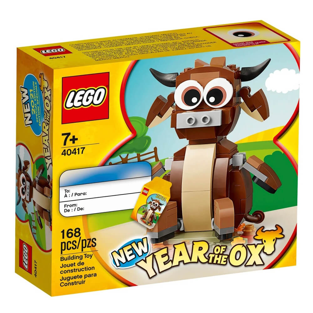 Конструктор LEGO Holiday 40417 Год быка конструктор lego holiday 5005251 зимняя хижина пингвина