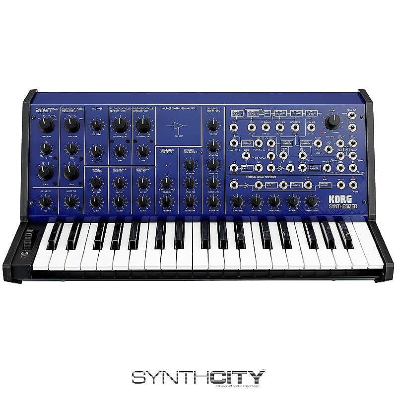 

Монофонический аналоговый синтезатор Korg MS-20 FS синий MS-20 FS Monophonic Analog Synthesizer