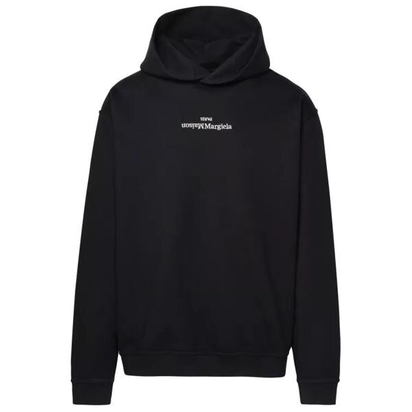 

Футболка black cotton sweatshirt Maison Margiela, черный