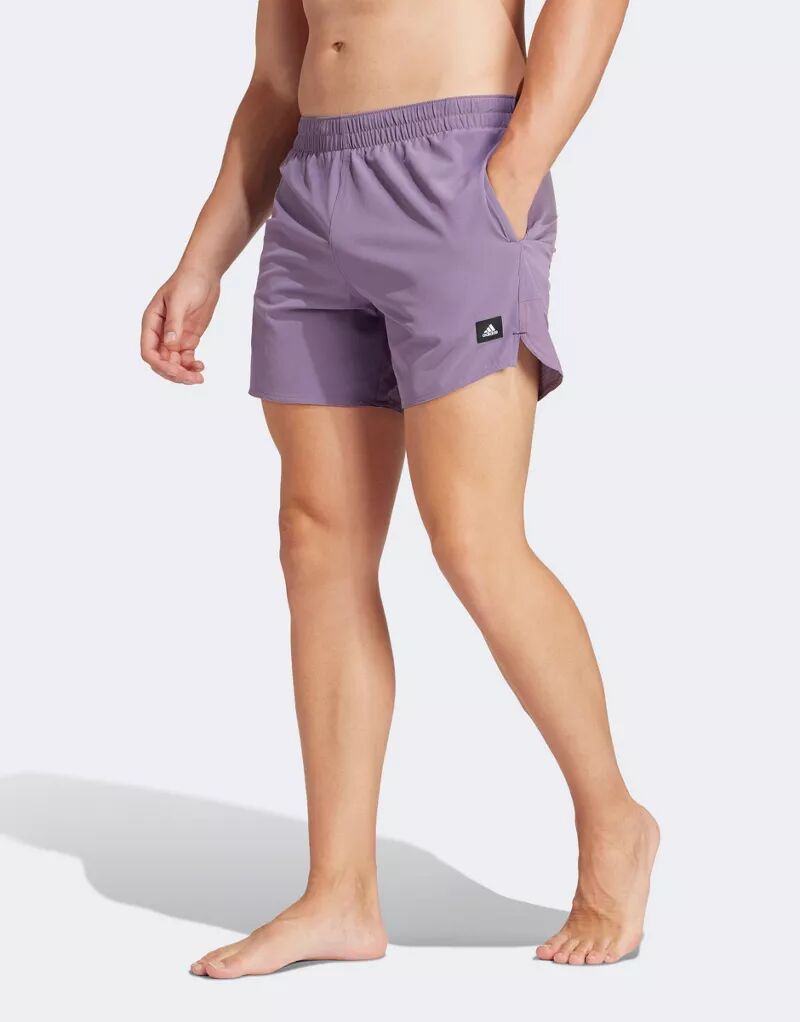 Фиолетовые универсальные шорты для плавания adidas adidas performance