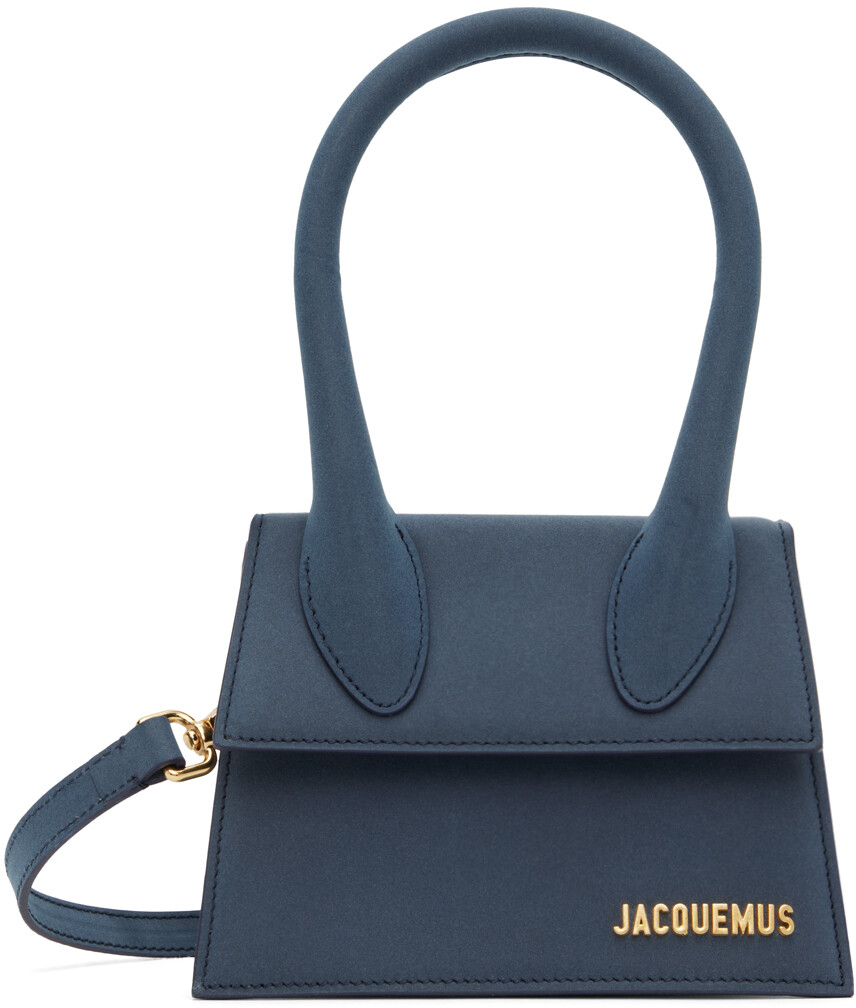 

Темно-синяя сумка Le Raphia 'Le Chiquito Moyen' Jacquemus