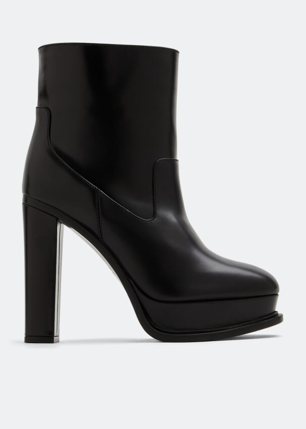 

Ботинки ALEXANDER MCQUEEN Platform ankle boots, черный