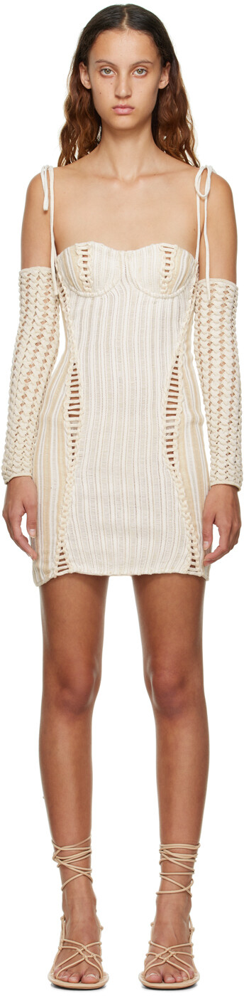 

Эксклюзивное двустороннее мини-платье SSENSE Off-White Isa Boulder