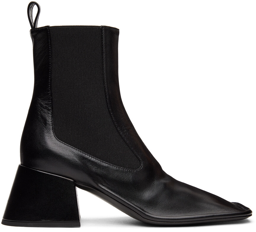 

Черные сапоги Никки Jil Sander, Черный