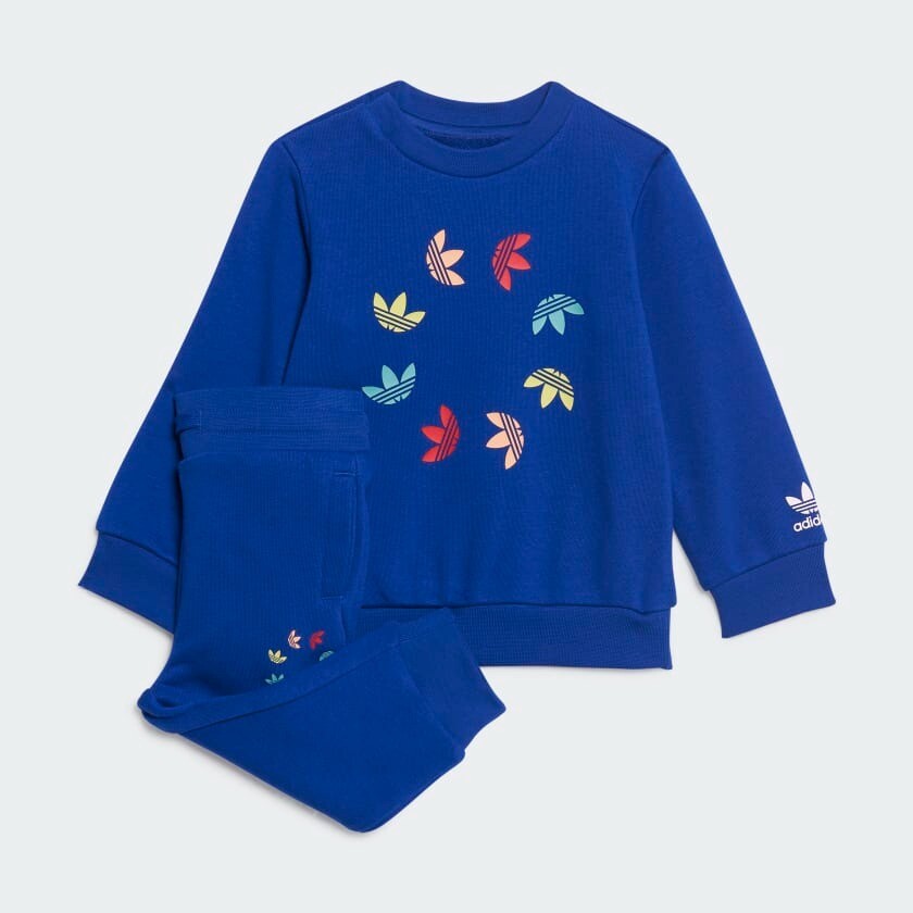 

Детский комплект Adidas Originals Adicolor Crew, 2 предмета, синий