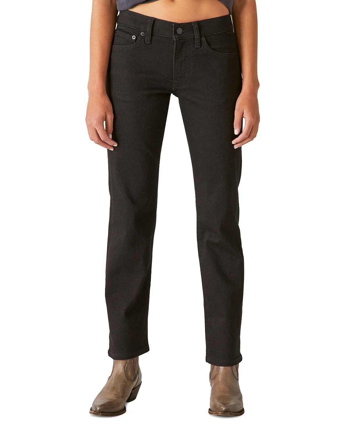 

Прямые джинсы sweet со средней посадкой Lucky Brand, мульти