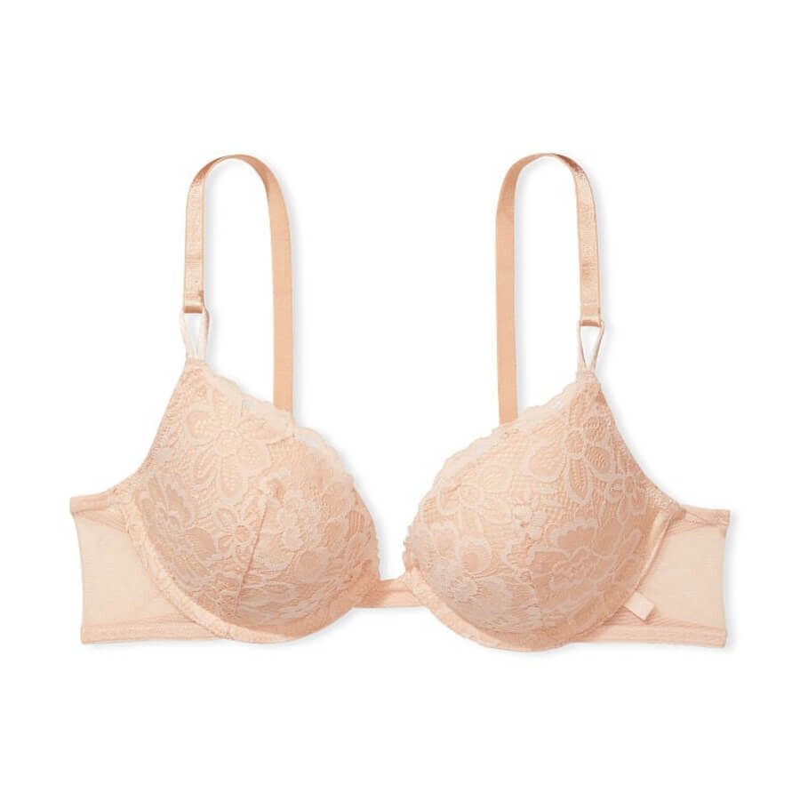 

Бюстгальтер на косточках Victoria's Secret Sexy Tee Lacie Push-Up, кремовый