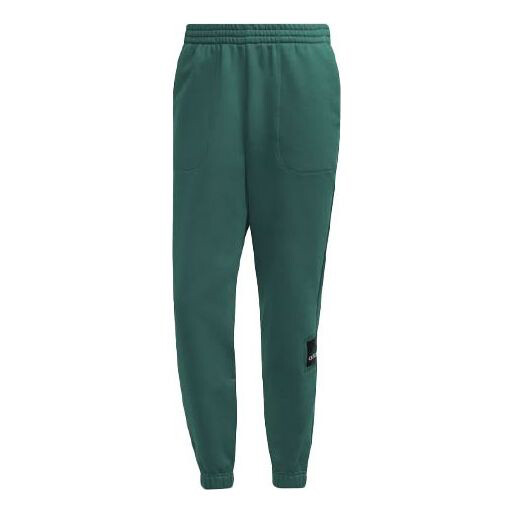 

Спортивные штаны Adidas Logo Solid Color Loose Bundle Feet Sports Green, Зеленый