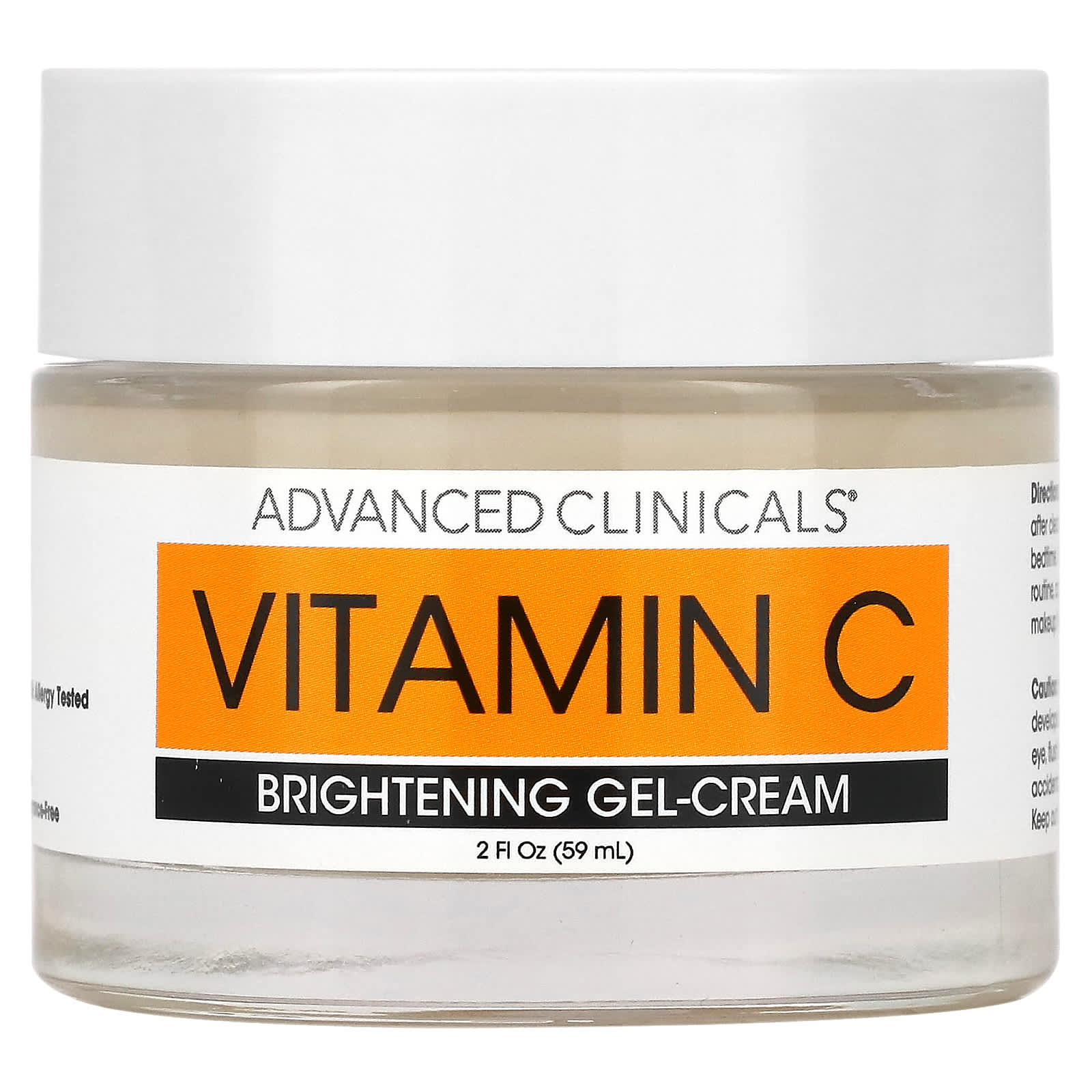 Осветляющий Крем - Гель Advanced Clinicals, витамин C, 59 мл