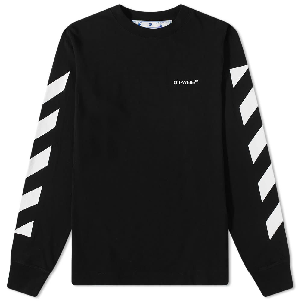 

Футболка Off-White Diagonal Helvetica Long Sleeve Tee
