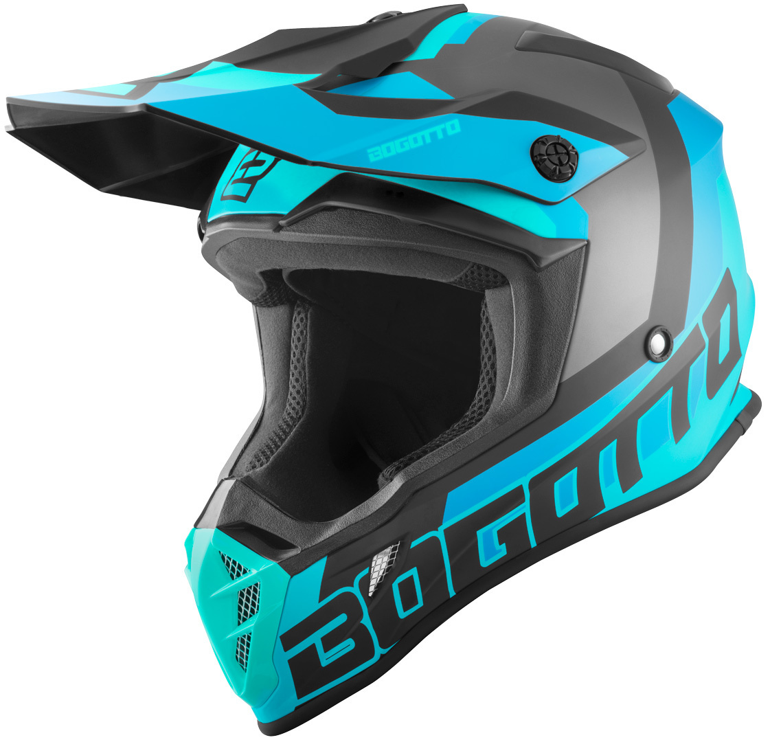Шлем Bogotto V332 Unit со съемной подкладкой, синий шлем demix синий