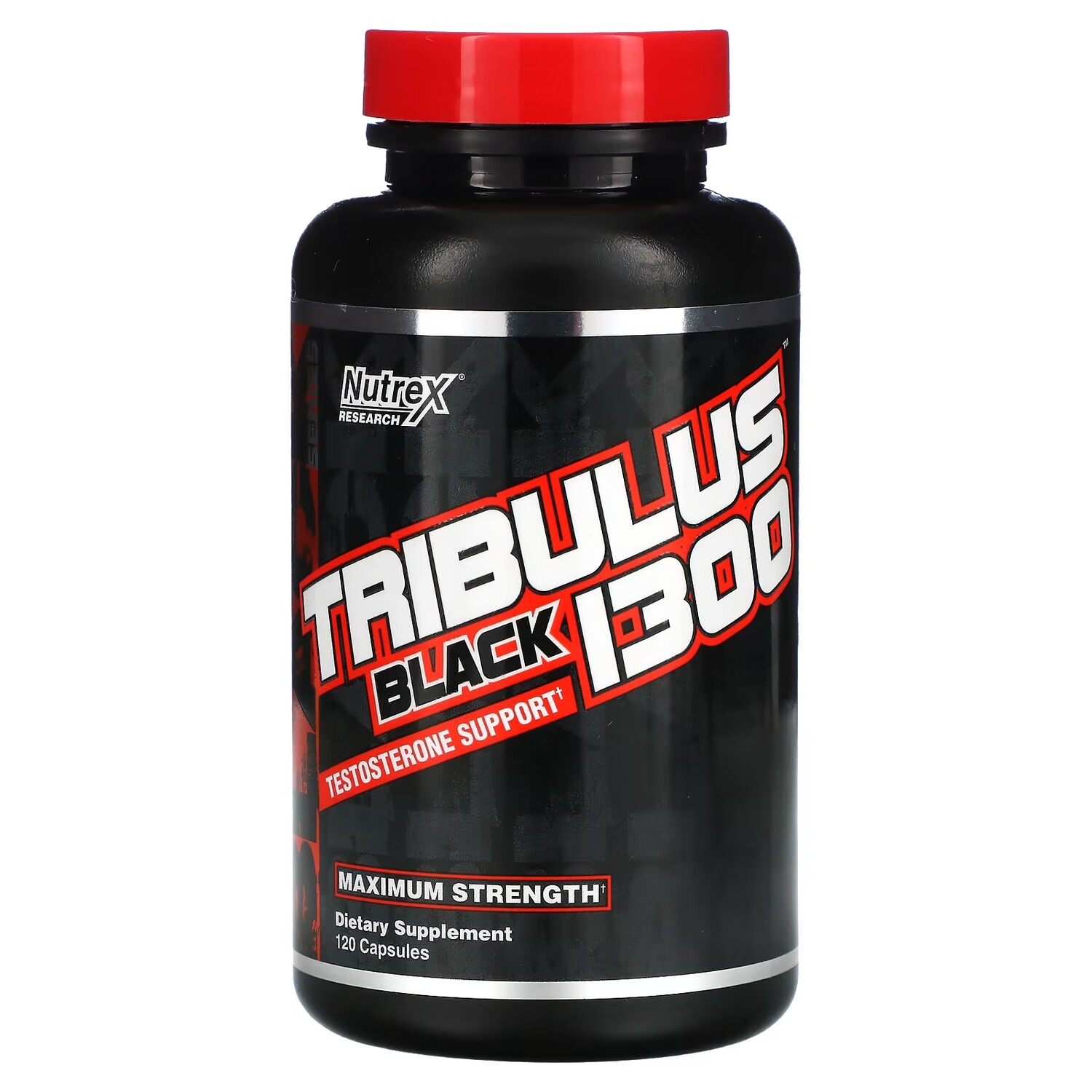 

Nutrex Research Tribulus Black 1300 поддержка уровня тестостерона, 120 капсул