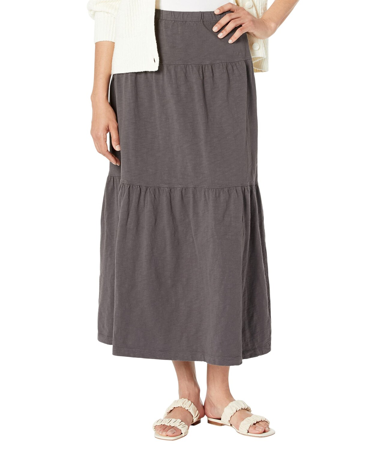 

Юбка Dylan by True Grit, 100% Cotton Tiered Maxi Skirt