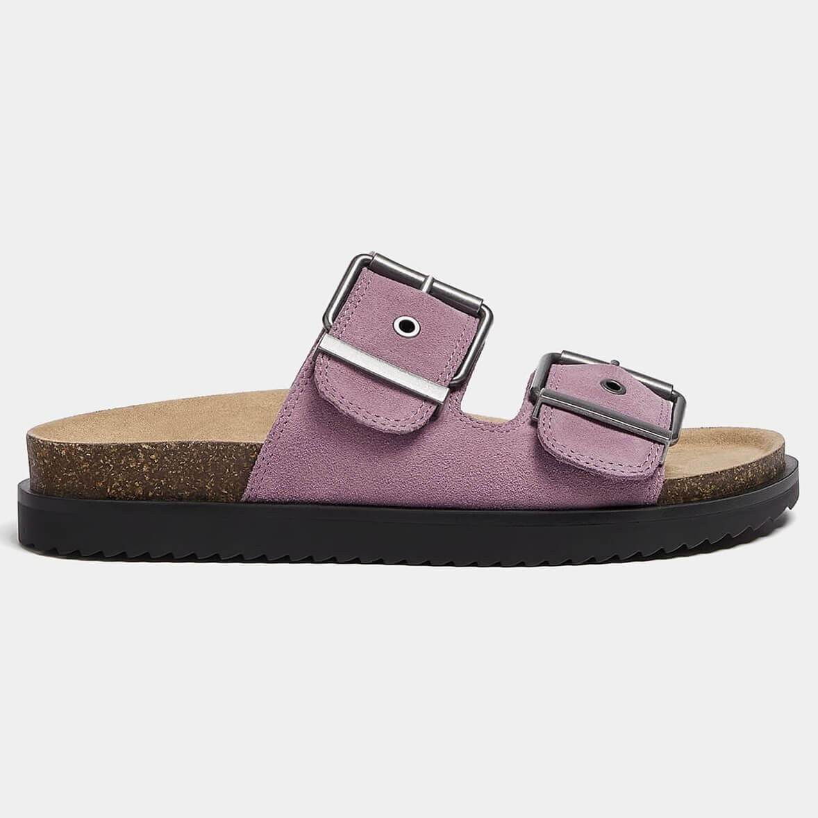 

Сандалии с ремешком Pull&Bear Leather, лиловый
