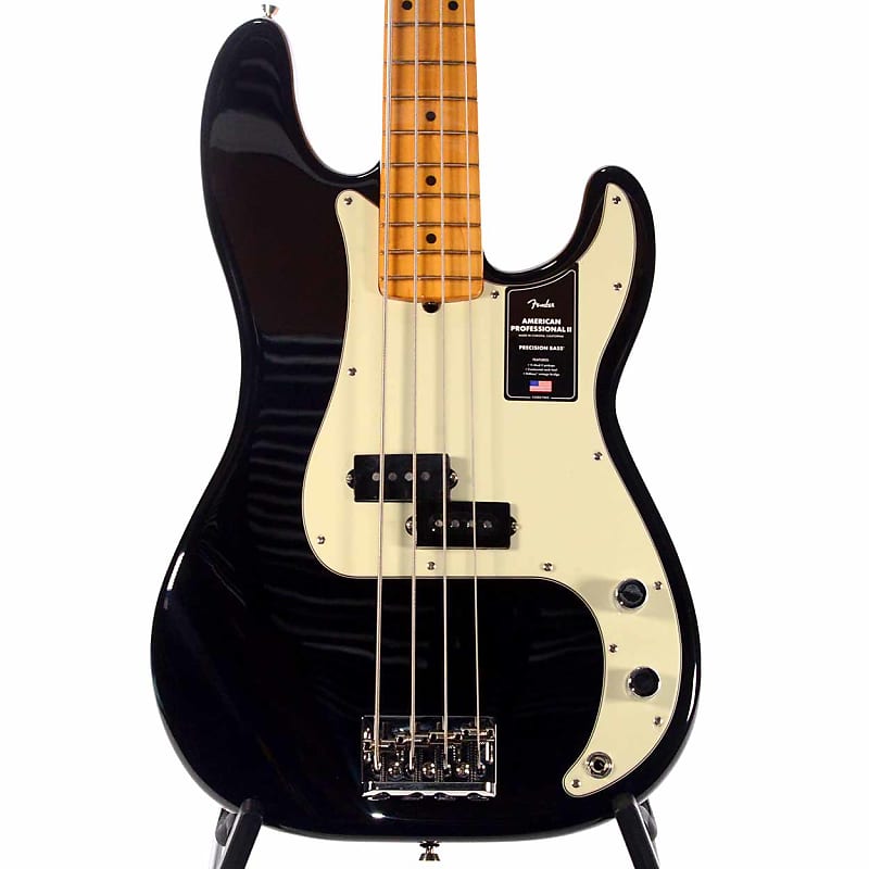 цена Fender American Professional II Precision Bass — черный 019-3932-706