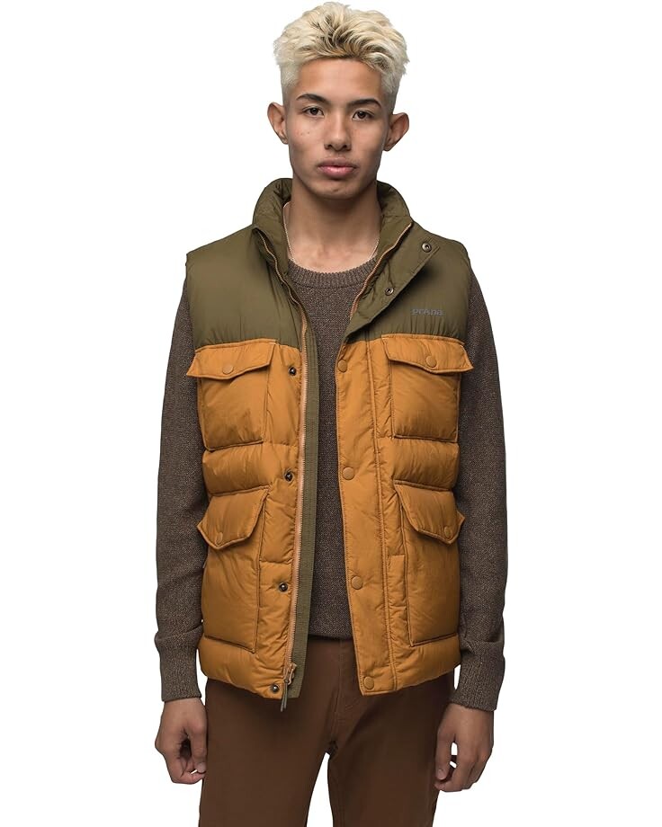 

Утепленный жилет Prana Timber Trail, цвет Peat Color-Block
