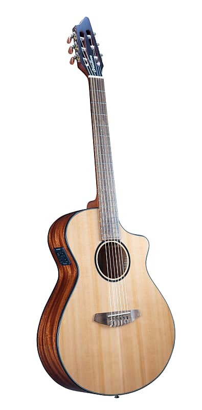 

Гитара Breedlove ECO Discovery S Concert CE с нейлоновыми струнами A/E, красный кедр/африканский DSCN01NCERCAM