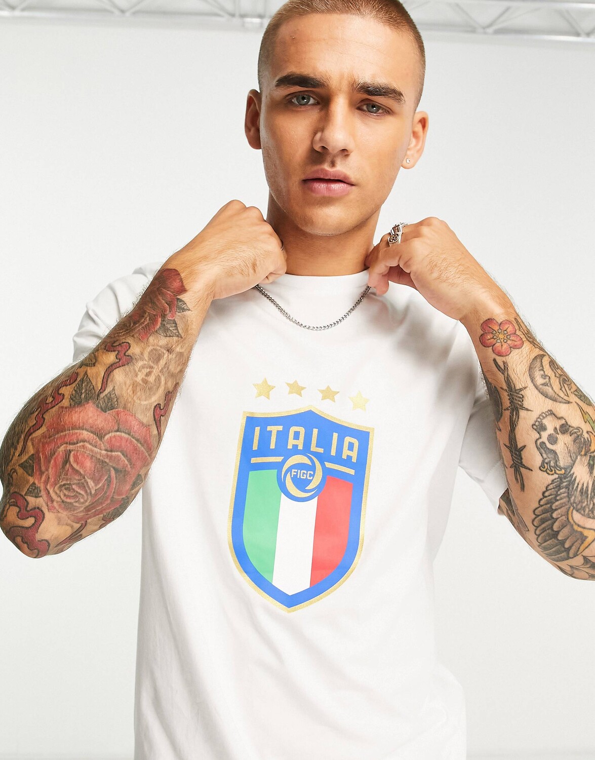 

Белая футболка с логотипом Puma FIGC Italia
