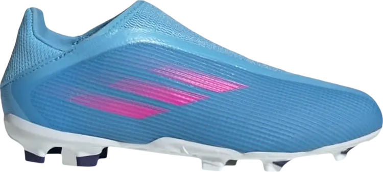 

Бутсы Adidas X Speedflow.3 Laceless FG 'Sky Rush Team Shock Pink', синий