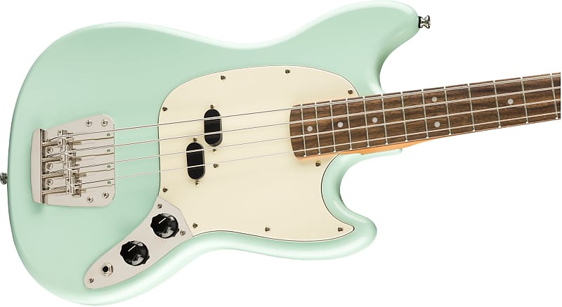 цена Бас-гитара Fender Squier Classic Vibe '60S Mustang Bass, серф зеленый Classic Vibe 60s Mustang Bass