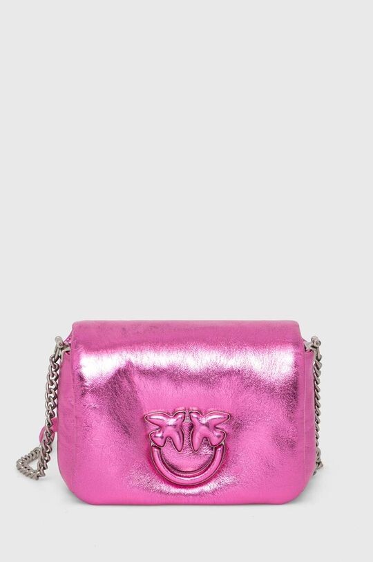 

Кожаная сумочка Pinko, розовый