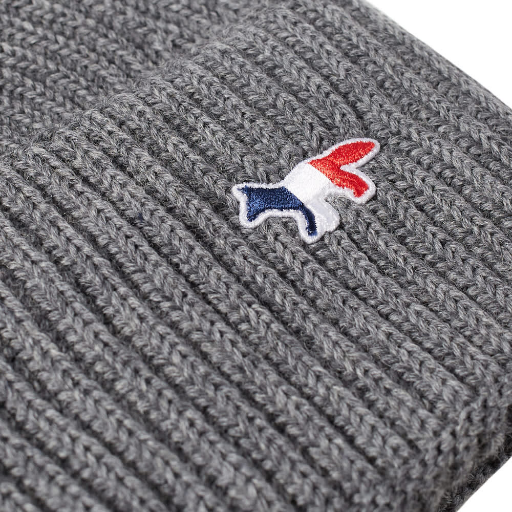 

aison Kitsuné Ребристая шляпа Tricolor Fox Patch Maison Kitsune