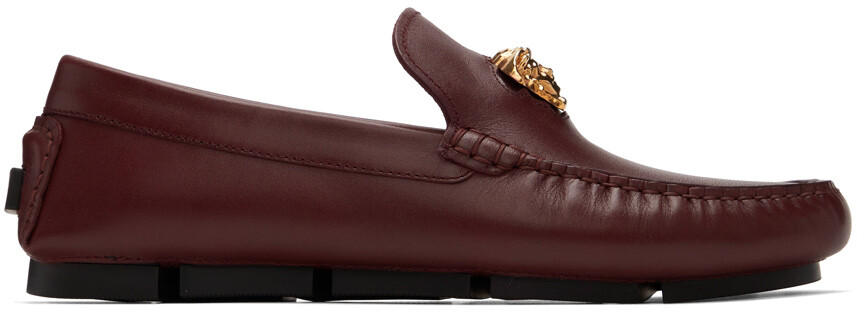 

Бордовые лоферы 'La Medusa' Versace