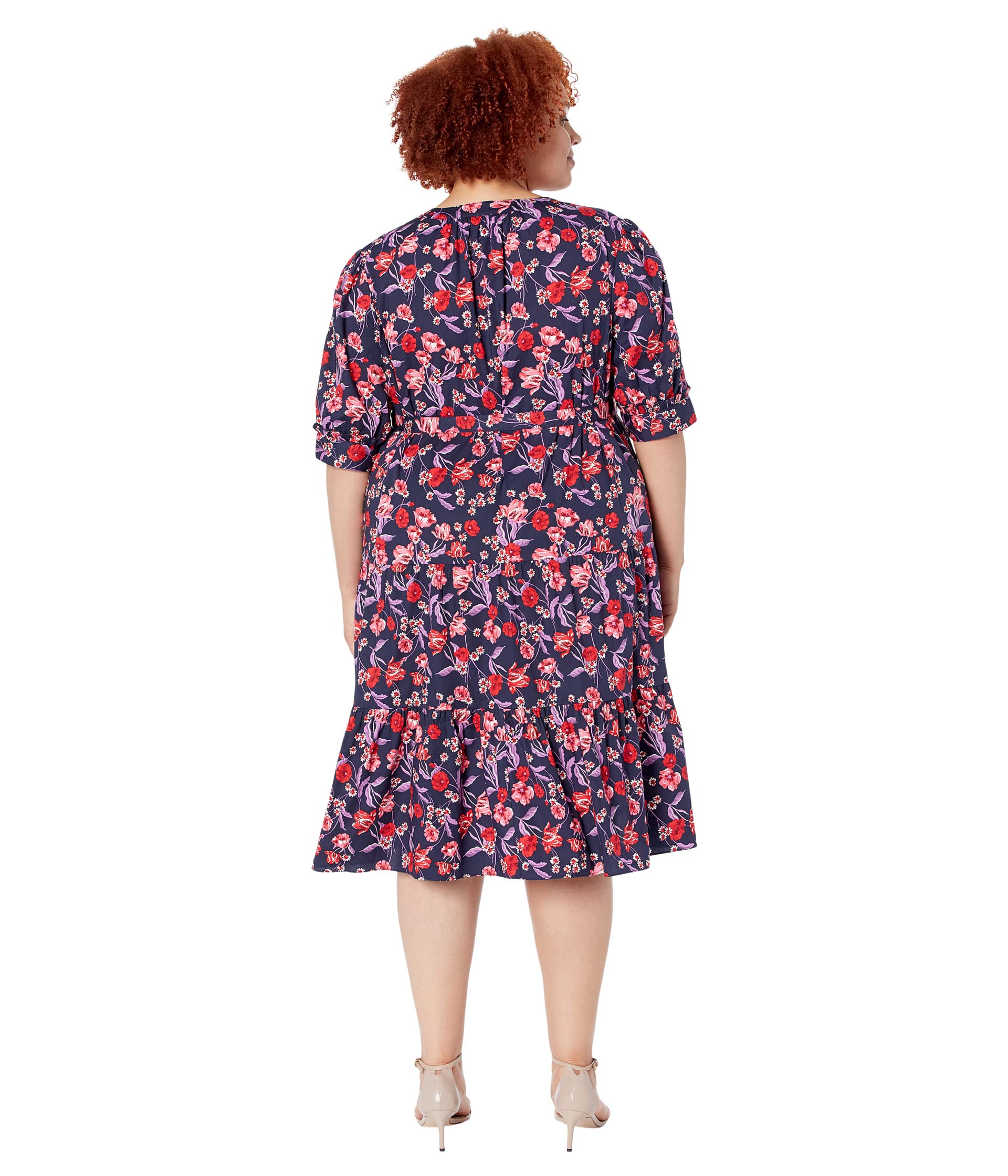 Платье Draper James, Plus Size Loretta Shirtdress in Fall Blooms