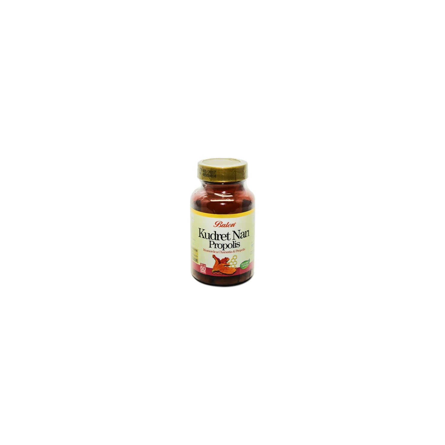 Активная добавка Balen Kudret Nari Capsule, 60 капсул, 300 мг пчелиный прополис honey gardens 2x эффективность 60 капсул