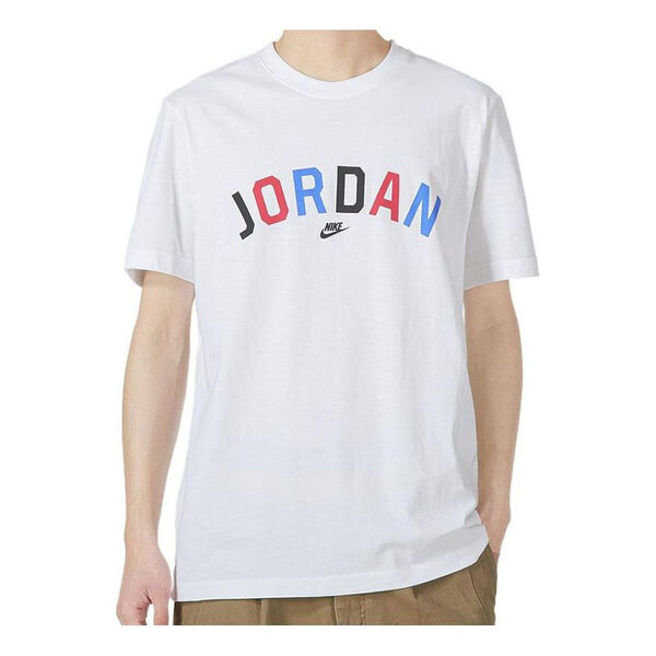 

Футболка Nike Multi-Color Alphabet Loose Breathable Running Training Short Sleeve White, Белый