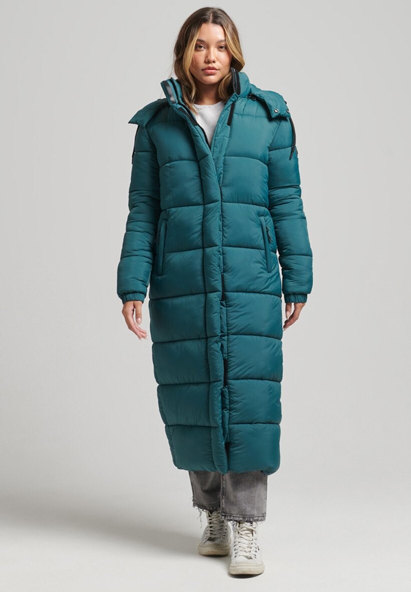 

Пальто зимнее Superdry, mid pine grid