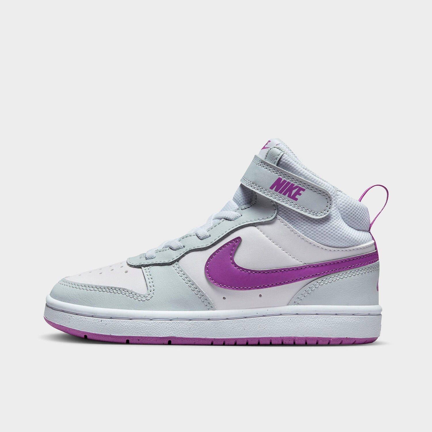 

Кроссовки для малышей Nike Court Borough Mid 2, серо-фиолетовый