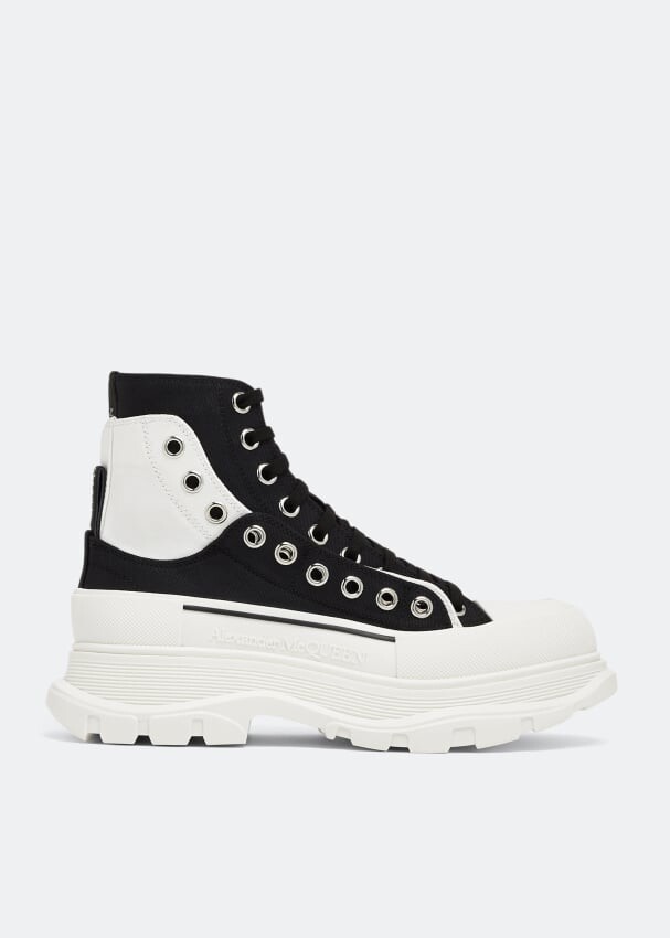 

Ботинки ALEXANDER MCQUEEN Tread Slick boots, черный