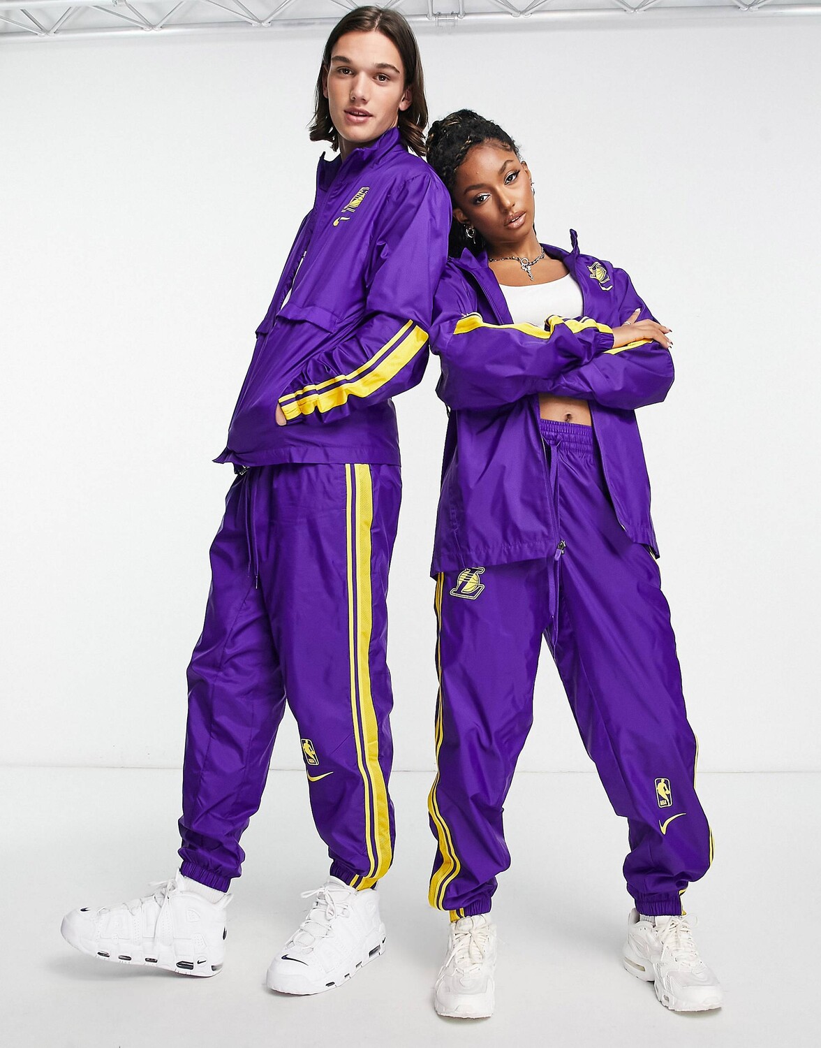

Фиолетовый спортивный костюм унисекс Nike Basketball NBA LA Lakers