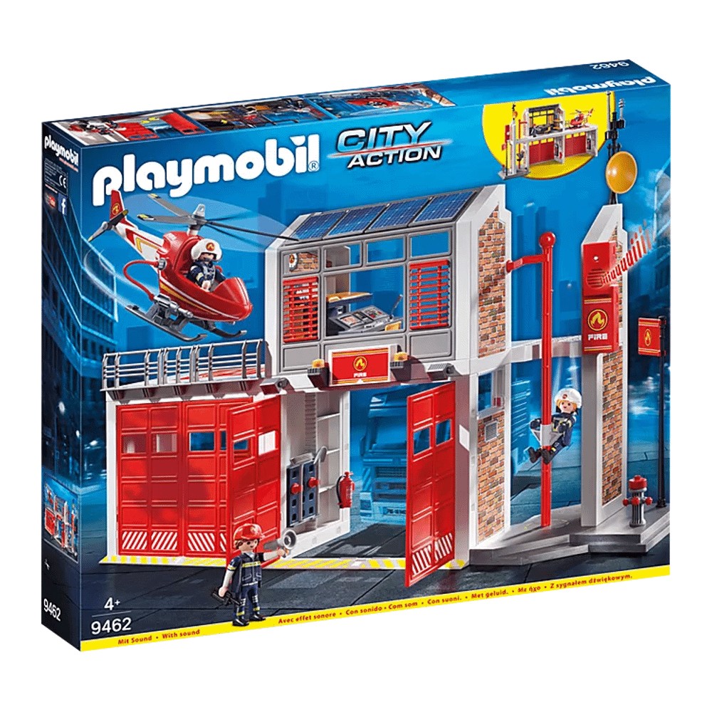 Конструктор Playmobil 9462 Большая пожарная станция - фото