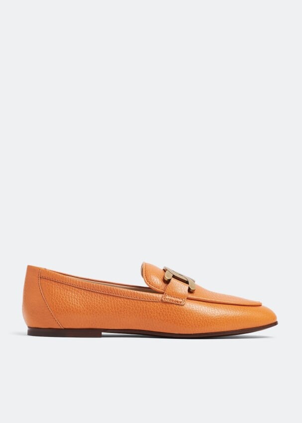 

Лоферы TOD'S Kate leather loafers, оранжевый