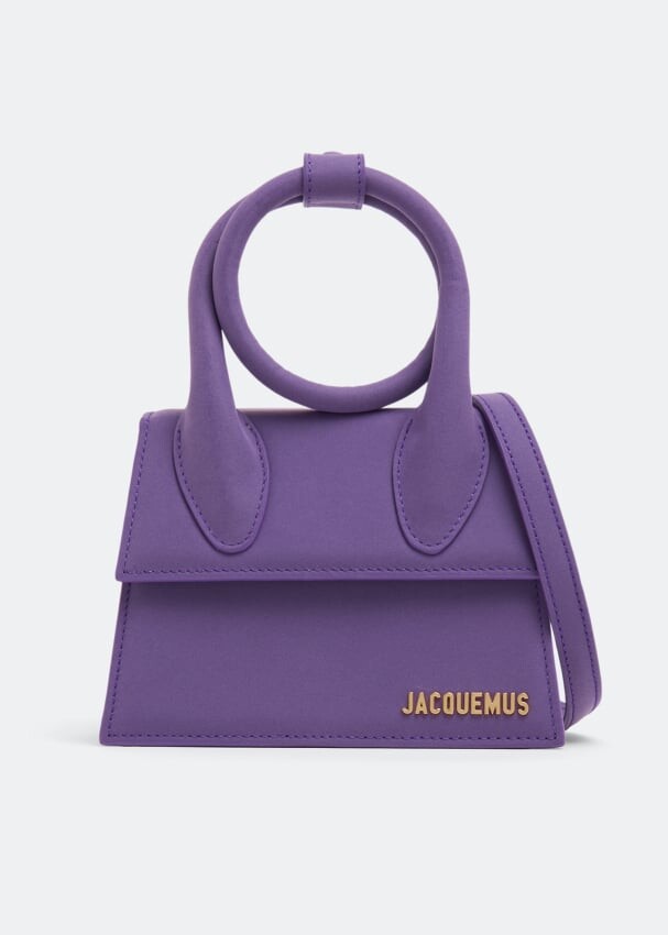 

Сумка JACQUEMUS Le Chiquito Noeud bag, фиолетовый